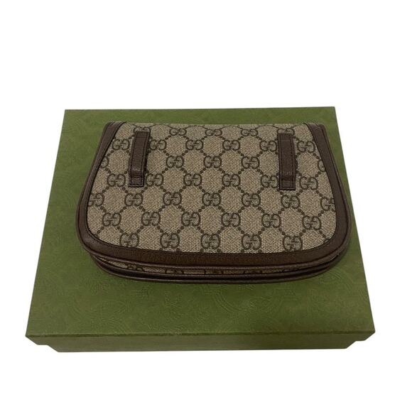 Gucci Blondie Interlocking GG Monogram Supreme Belt Bum Bag Clutch 90 - Picture 3 of 16